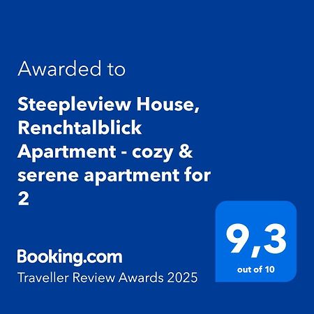 Steepleview House, Renchtalblick Apartment - Cozy & Serene Apartment For 2 Бад Петерстал-Грисбах Екстериор снимка